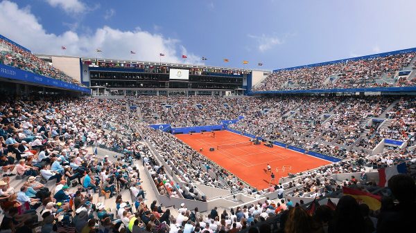 Tennis at Roland-Garros stadium