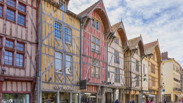 City of Troyes in the Aube