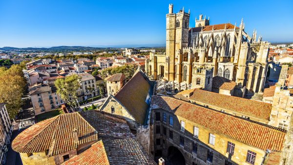 Kathedrale saint-Just und Saint Pasteur und historisches Stadtzentrum von Narbonne