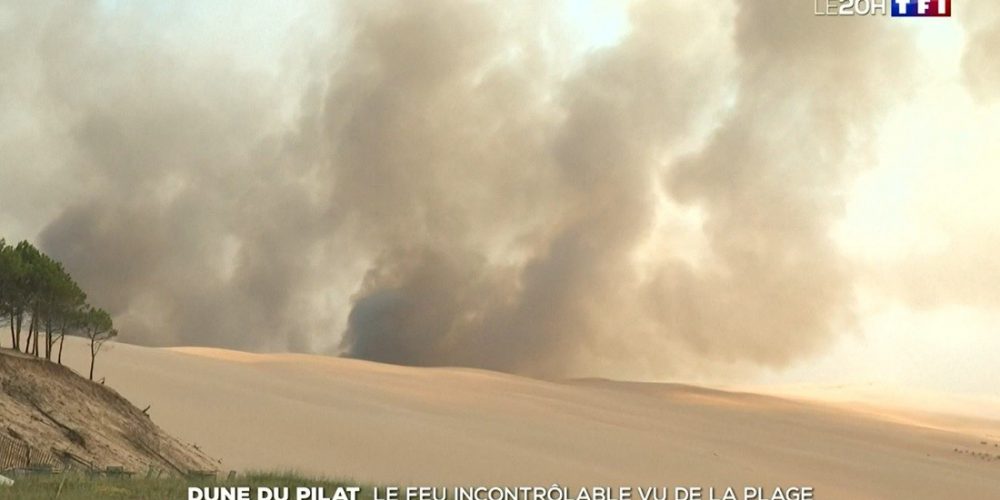 Fires in Gironde 5 campsites on the Dune du Pilat 90 burnt News