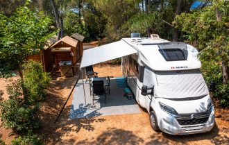 A Premium VIP caravan pitch!