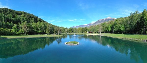 La base de loisirs des Versants d'Aime