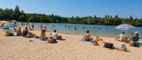 Der Strand der Freizeitinsel Bois-le-Roi