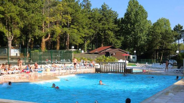 The campsite’s swimming pool
