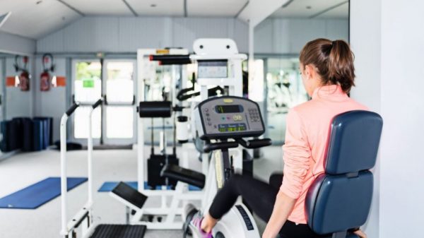 Der Fitnessraum des Campingplatzes