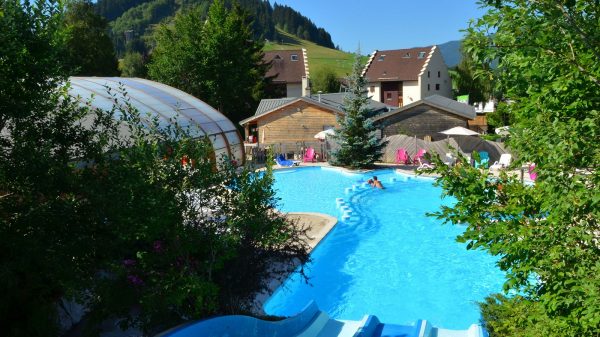 The campsite swimming pool