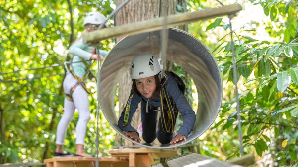 We doen een klimparcours