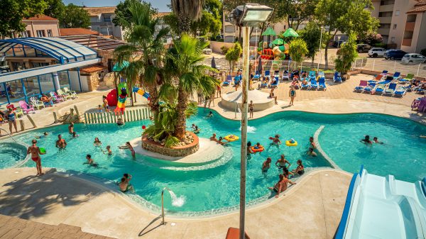 Water park at a 3-star campsite in the South