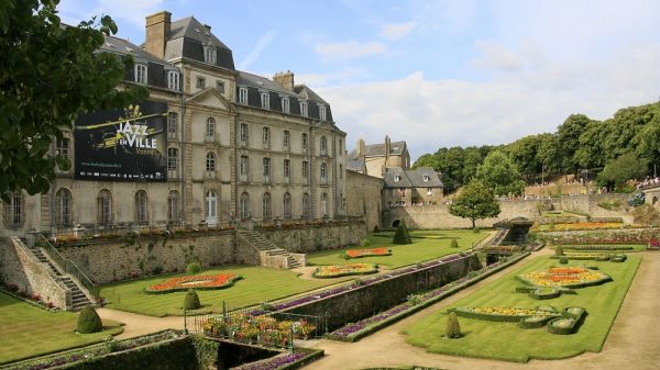 Château de l'hermine und jardins des Remparts in Vannes.