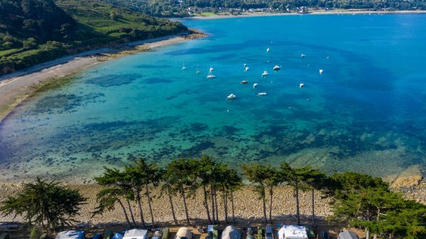 La plage de Plage de Porz-Garo, dans les Côtes d'Armor