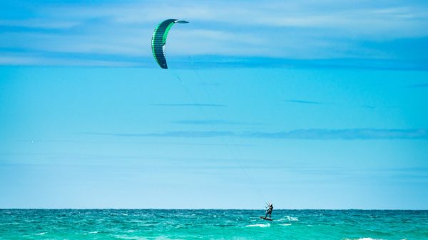 Kitesurf sur la Méditerranée