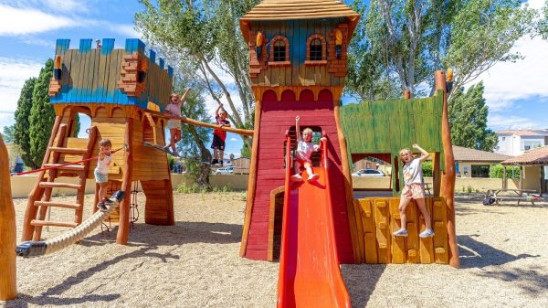 L'aire de jeux du camping