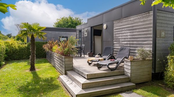 Luxe accommodatie op een camping in de buurt van Saint-Malo
