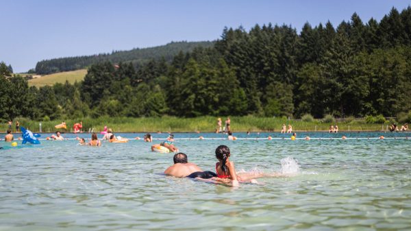 Swimming in Lac des Sapins