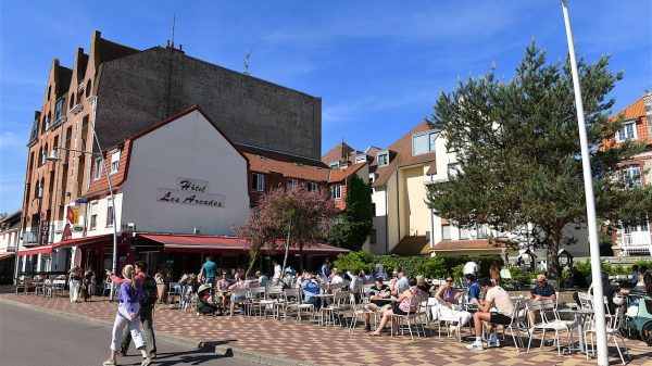 Paseo y restaurantes en Le Touquet
