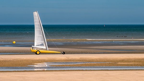 Char à voile à Bray-Dunes