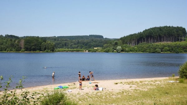 Pause fraîcheur dans un lac du Morvan