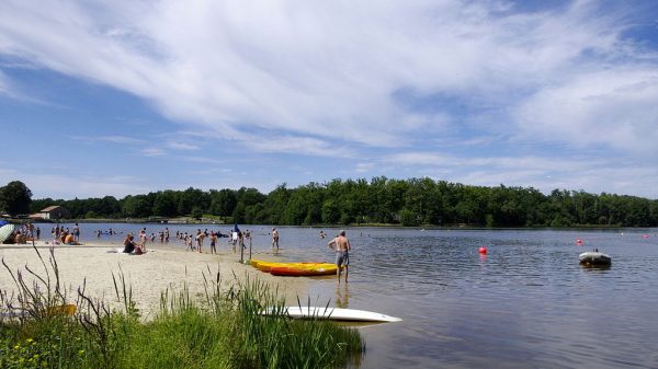  Baño en el lago de Saint-Estèphe