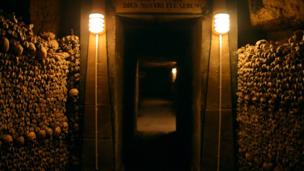 Chambre des Catacombes de Paris