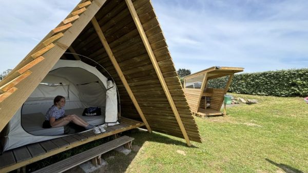 Campingurlaub in einer ungewöhnlichen Unterkunft