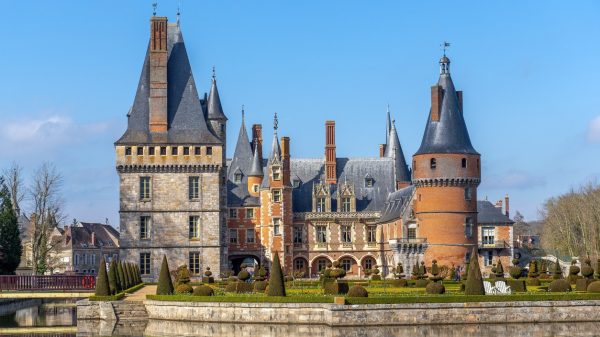The castel of Maintenon, whose decoration is inspired by the Palace of Versailles