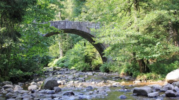 The fairy bridge at Saut des Cuves, Gérardmer