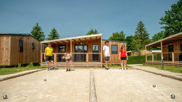 Pétanque-Plätze des Campingplatz