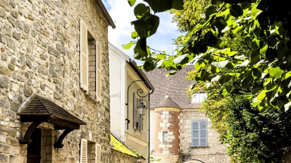 Rue du vieux village de Milly-la-Forêt