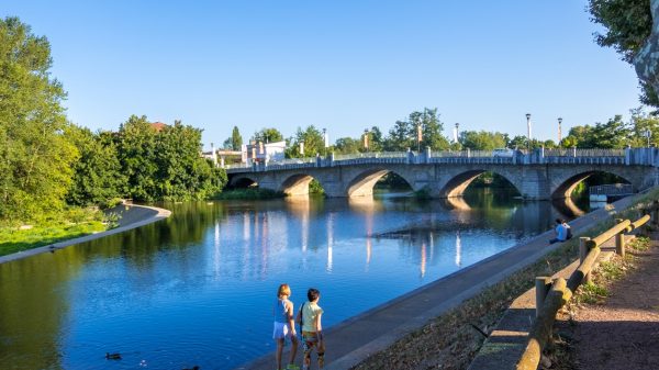 The Sioule in Saint-Pourcain-sur-Sioul