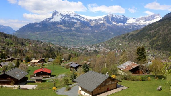 Blick auf Saint-Gervais-les-Bains