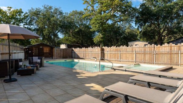 Der private Pool des Cottages Archipel II (8 Zimmer)