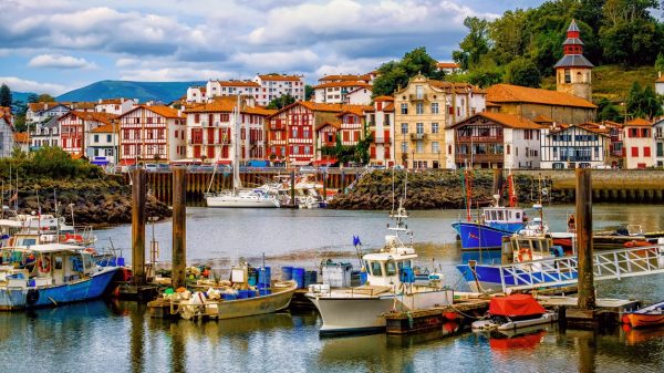 De vissershaven van Saint-Jean-de-Luz