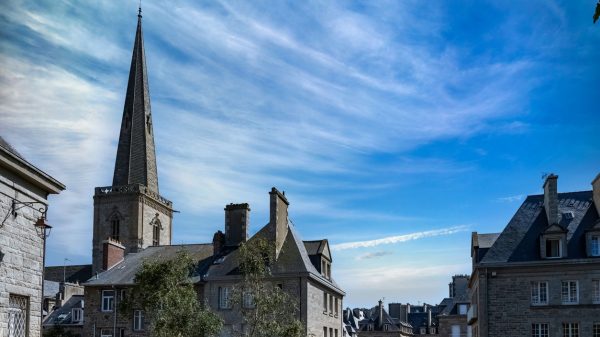 De kathedraal Saint-Vincent van Saint-Malo, in het hart van de historische stad