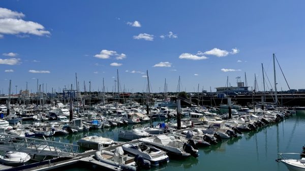 Le port de Royan situé au coeur du centre ville 