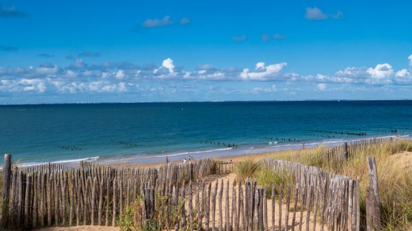 L'une des cinq plages de Royan