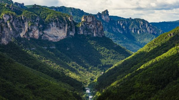 Magnificent view from the Cévennes National Park