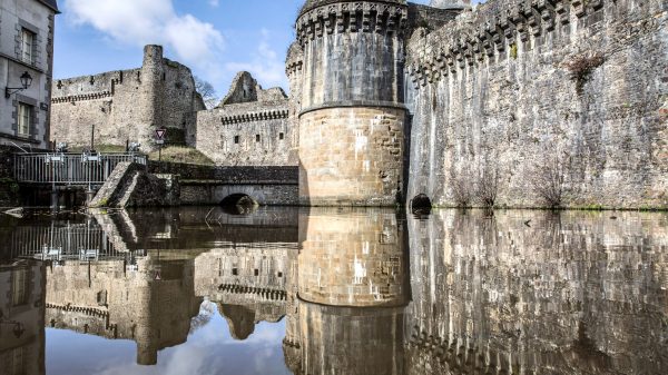Château de Fougères - vue douves
