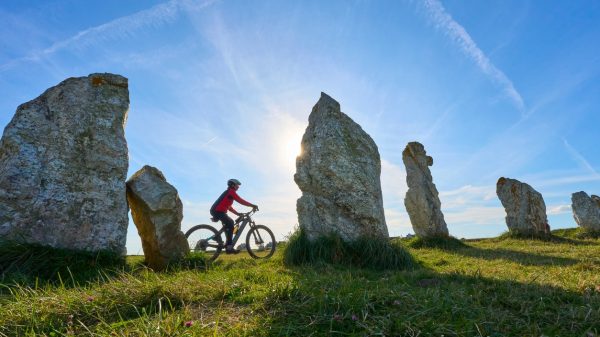 Radtour zwischen den Menhiren von Carnac