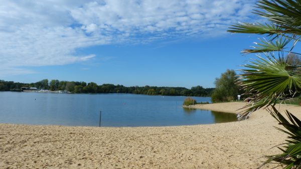 La plage du lac de Châlette-sur-Loing