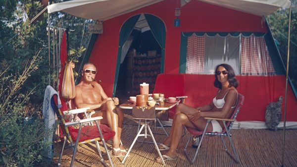 Le camping dans les années 70.