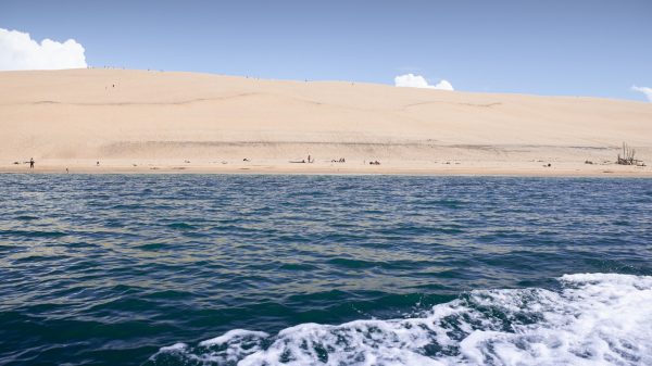  View of the dunes from the sea