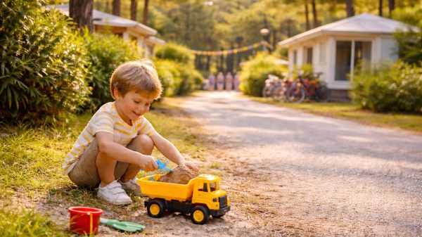 De veiligheid van kinderen, het belangrijkste aandachtspunt van autovrije campings