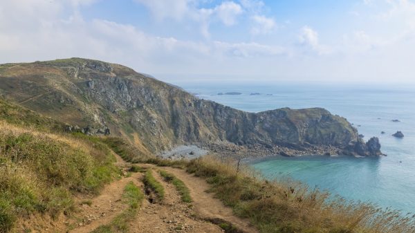 Hiking trails near the Nez de Jobourg, on the Cotentin peninsula