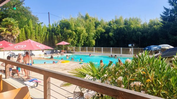 The campsite’s swimming pool