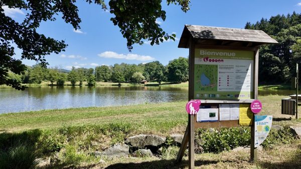 Le plan d'eau de la Croisille-sur-Briance