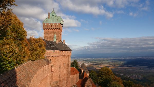 le château du Haut Koenigsbourg et sa vue splendide sur les Vosges