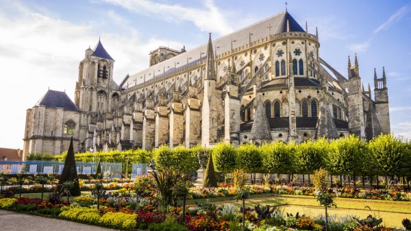 Bourges Cathedral and its gardens