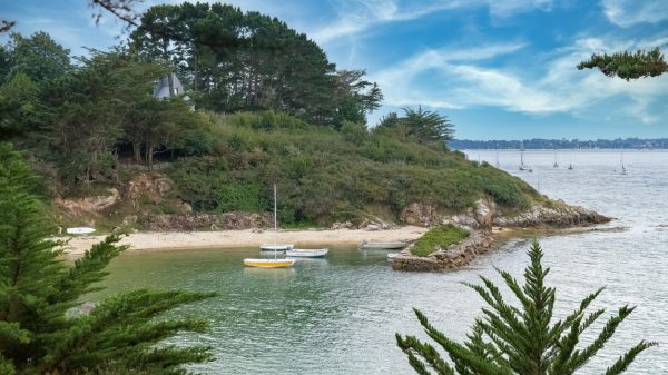 Die Île aux Moines, eine der Inseln im Golf von Morbihan 