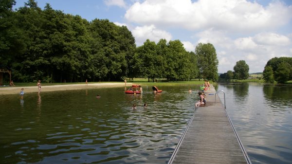 Natuurzwemmen in het meer van La Samaritaine