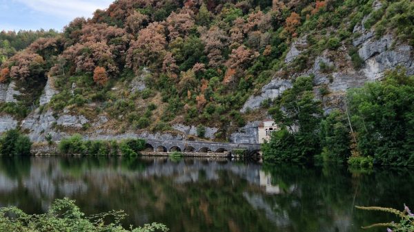 Paysage du Lot depuis le pont de Valentré